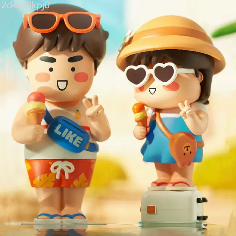 จุดสินค้า ♞Spot, Xuhui ของเล่นอินเทรนด์ Garrygrow Traveller Bind Blind Box น่ารักตุ๊กตาสาวของขวัญอิ