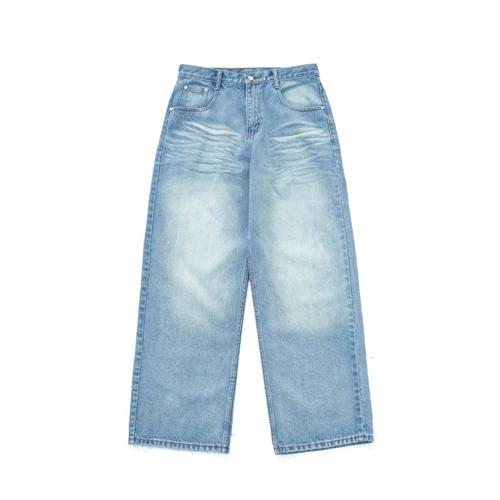 ♞NWL23 Satan Santa 06 Baggy Pant Blue กางเกงขายาว sx