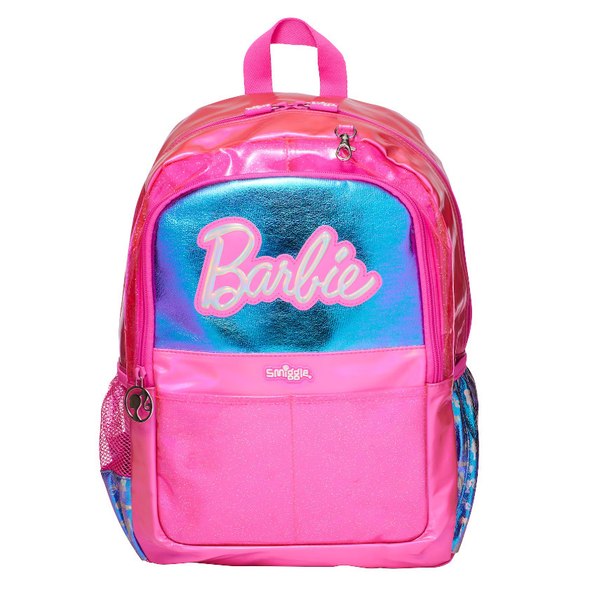Smiggle Barbie กระเป๋าเป้สะพายหลัง กระเป๋านักเรียน สไตล์คลาสสิก สําหรับเด็กประถม