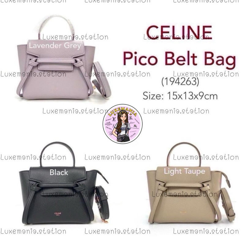 ♞,♘,♙: New!! Celine Pico Belt Bag ️ก่อนกดสั่งรบกวนทักมาเช็คสต๊อคก่อนนะคะ️