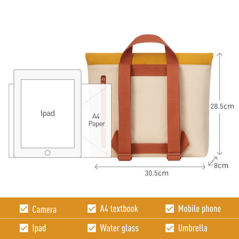 ❤ MAH Bookbag Original Niche กระเป๋า Cambridge ญี่ปุ่น Ins กระเป๋าเป้สะ