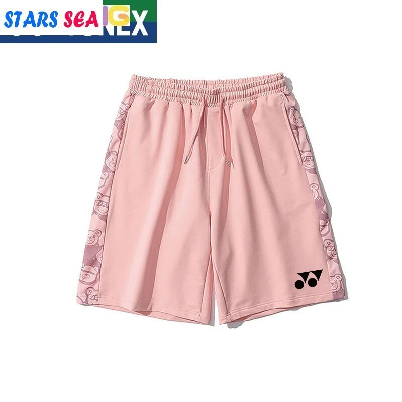 Yonex กางเกงบาสเก ็ ตบอลแบดมินตันผู ้ ชายใหม ่ ผู ้ หญิงกีฬาฟิตเนสการฝึกอบรมกางเกงขาสั ้ น