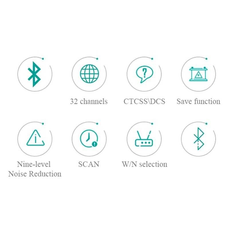 LY วิทยุสองทาง T-Bl6 32 ช่อง 400-520Mhz อุปกรณ์เสริมพร้อมจอ LCD