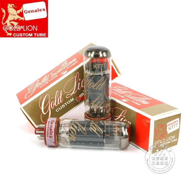 GOLD LION KT77 หลอดอิเล็กทรอนิกส์เปลี่ยน KT77/EL34/6CA7 ท่อสูญญากาศโรงงานเดิม Precision Matching สํา