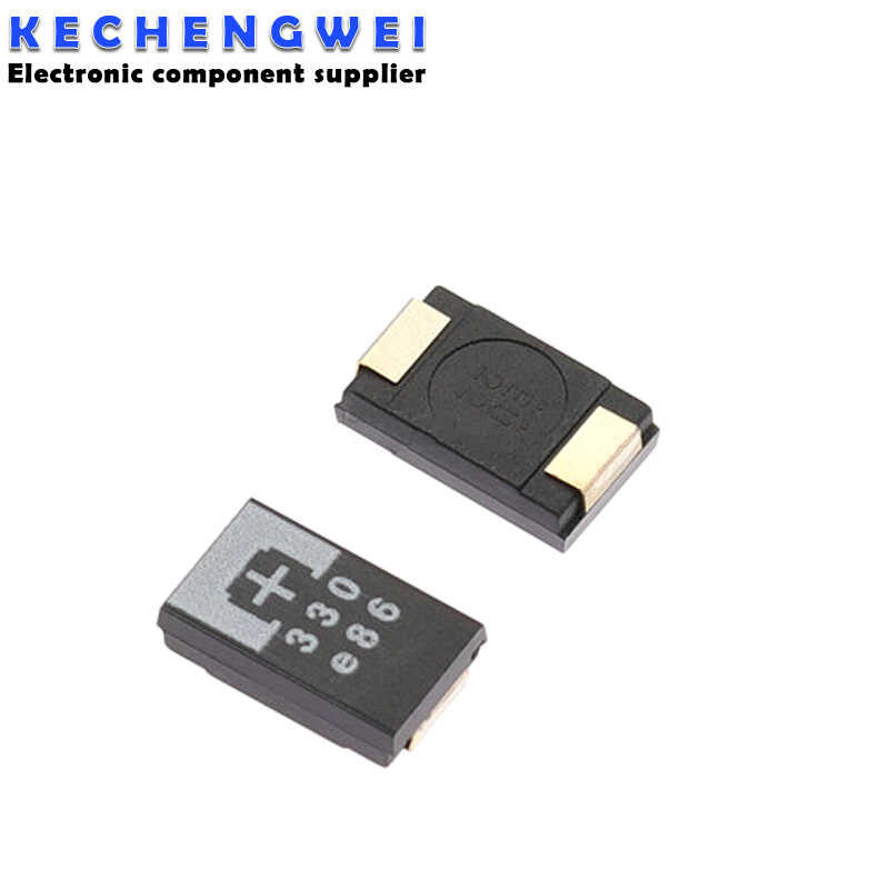 5-10-20Pcs 2R5tpe330m9 330Uf 2.5V 330 6.3V SMD ตัวเก็บประจุ Polymer POSCAP ประเภท D Ultra-บาง7343 D7