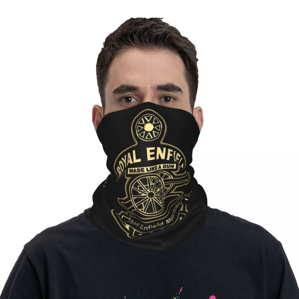 Vintage Motorcyle Royal-Efields Wrap Scarf Merch Neck Cover Motor Bandana Multifunctional Outdoor Riding Headband Windproof