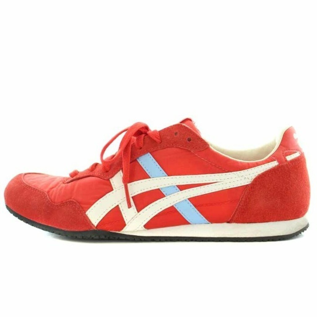 Onitsuka Tiger Serrano Sneakers Low Cut Red Direct from Japan Secondhand