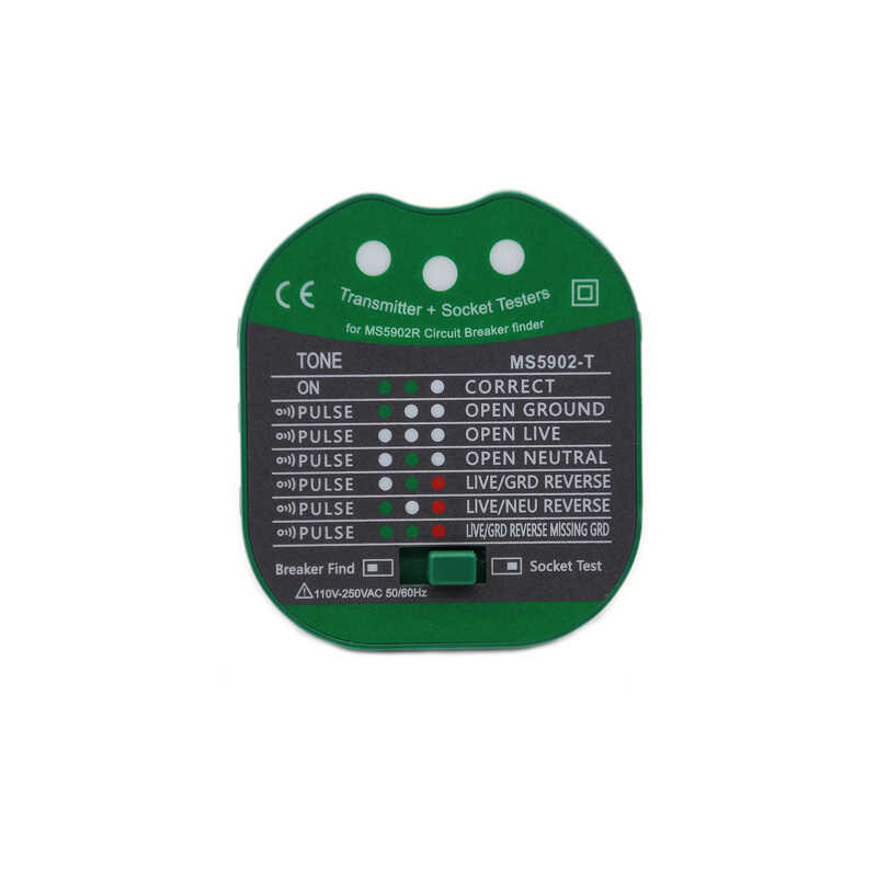 Ms5902 Multifunctional Auto Circuit Breaker Finder ฟิวส์ Socket Tester พร้อมตัวรับสัญญาณอะนาล็อกและไ