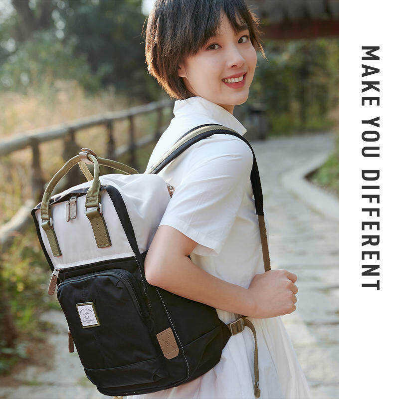 Backpack Schoolbag MINGKE Laptop Bag 13 14 15.6 inch for Women Waterproof Shockproof College Studen