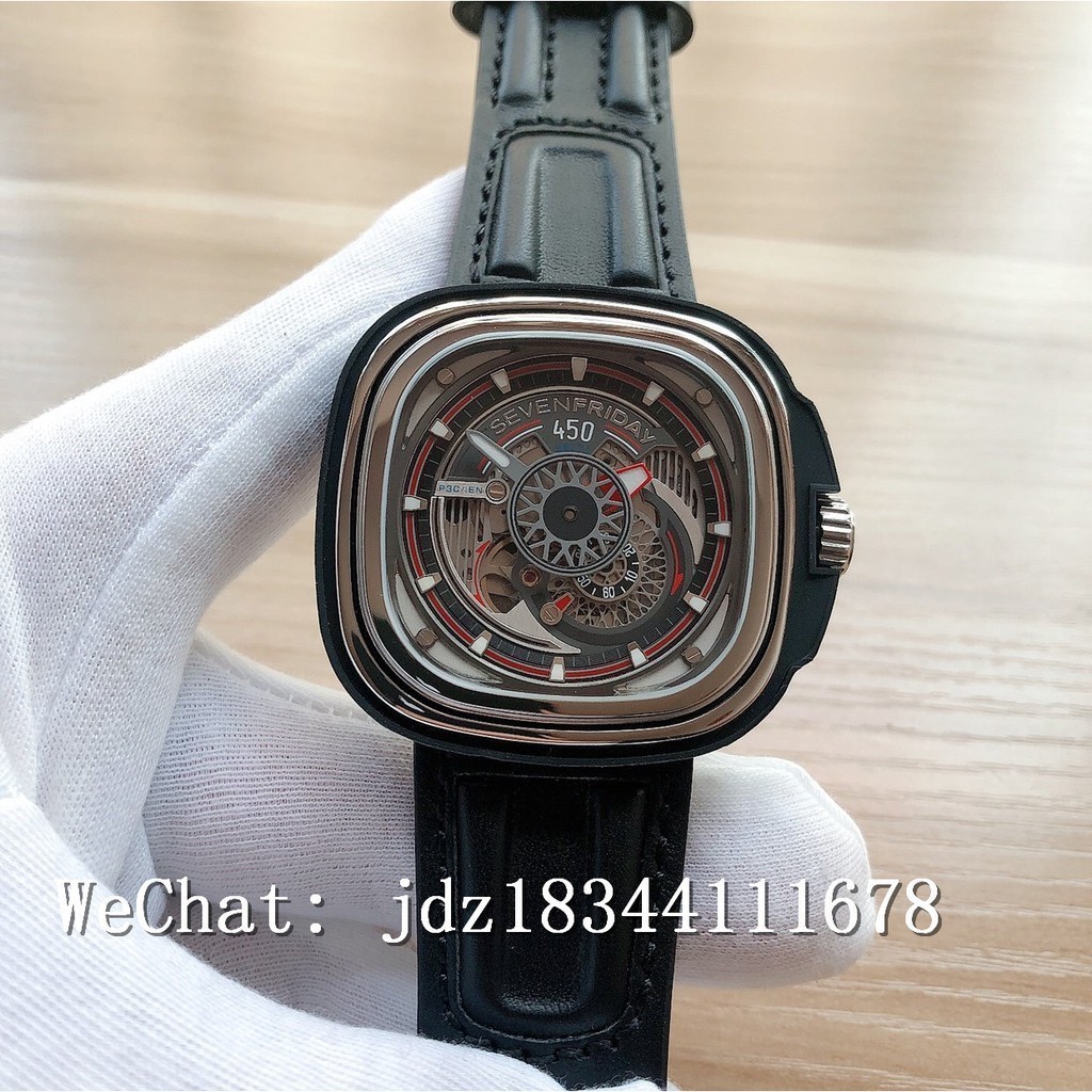 Seven Fridays P3C/01 series adopt นาฬิกาข้อมืออัตโนมัติ Miyota 82S7 แฟชั่นสําหรับผู้ชาย
