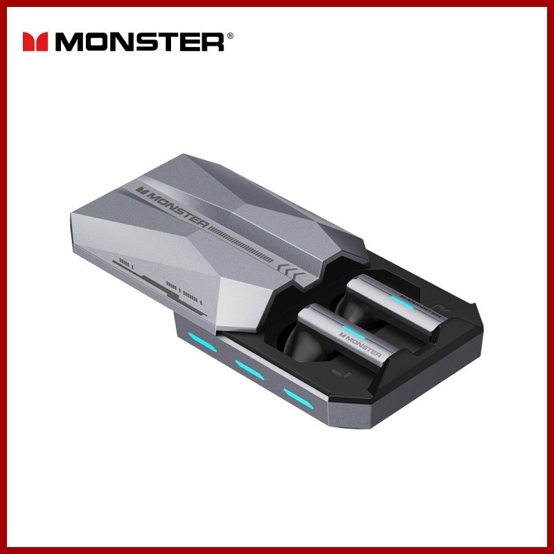 Monster Original XKT11 TWS หูฟังบลูทูธไร้สาย 5.2 ลดเสียงรบกวน พร้อมไมโครโฟน สําหรับเล่นเกม