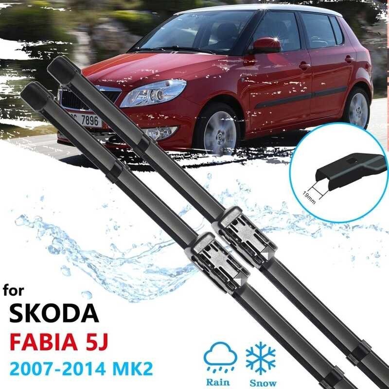 Car Home] [A ใบปัดน้ำฝนรถยนต์สำหรับ Skoda Fabia 2 5j 2007 2014ที่ปัดน 007 014ที่ปัดน