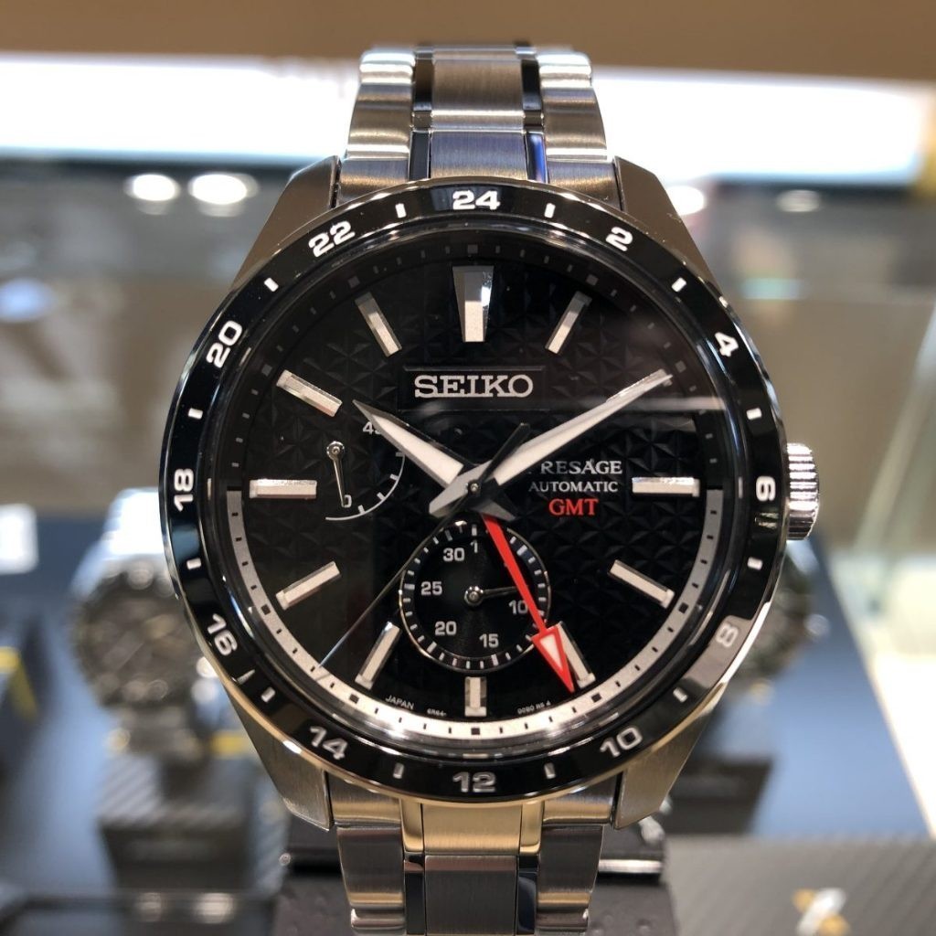 นาฬิกา JDM  Seiko Presage ซีรี่ส์ใหม่ GMT นาฬิกากลไก Spb221j1 Sarf005