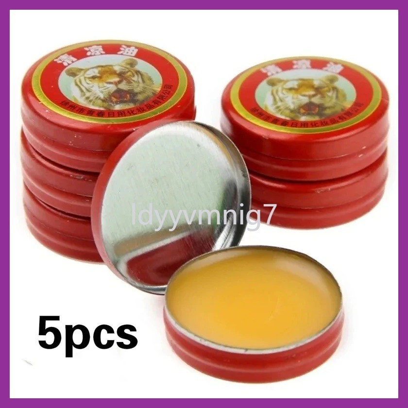 5PCS Tiger Essential Tigre Balm Plaster Tiger Essential Oils Mosquito Elimination Headache Cold Diz