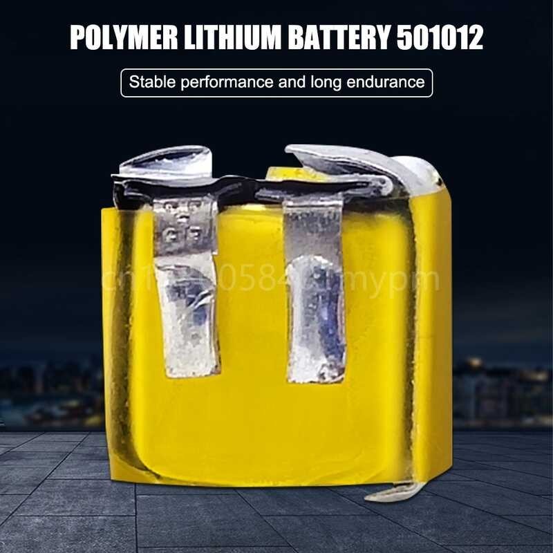 ➧ 501012 0.148Wh 3.7V ลิเธียมโพลิเมอร์แบตเตอรี่แบบชาร์จไฟสำ