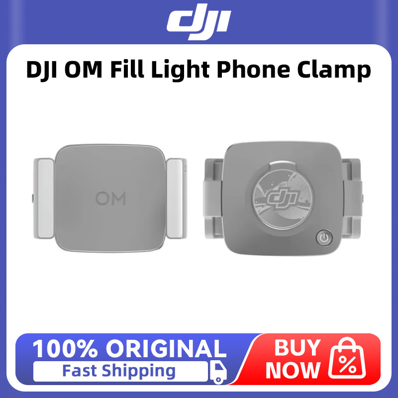 DJI OM Fill Light Phone Clamp Magnetic เข้ากันได้กับ DJI OM 6/ OM SE /OM 5 และ DJI OM 4 Series LED ใ