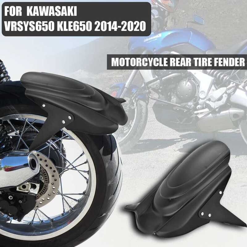 ❥ แผ่นบังโคลนหลังรถจักรยานยนต์สำหรับ Kawasaki Versys 650 Kle