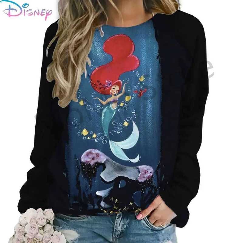 ❥ O Neck Princess Women's Long Sleeve Sweatshirts Ladies Fashion Y2k S-3Xl Party Lovely Pullov