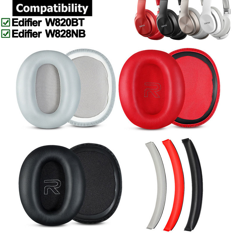 หูฟังหู Pad สําหรับ Edifier W820BT W828NB ชุดหูฟัง Headband Earpad เบาะฟองน ้ ํา Earmuffs