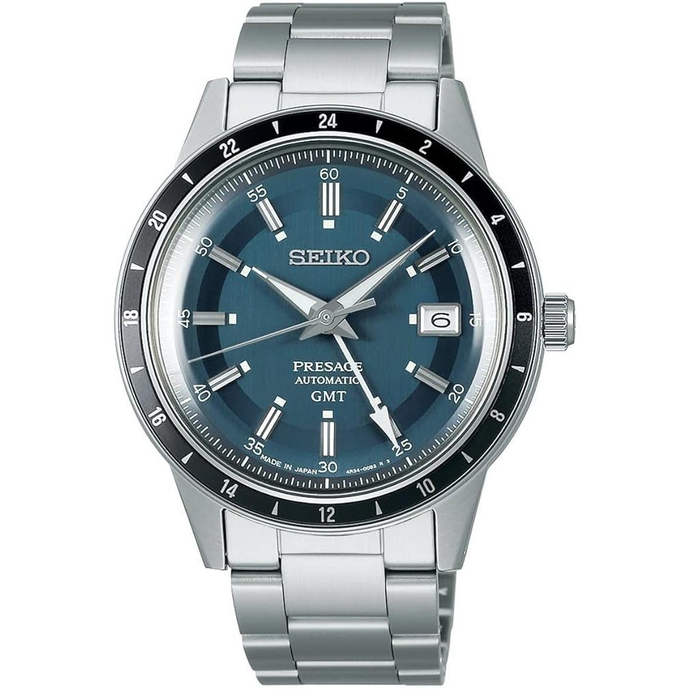 Jdm Watch Seiko Presage Series 4R34 นาฬิกาข้อมืออัตโนมัติ สายหนัง แฟชั่น สําหรับผู้ชาย Sary229 Ssk0