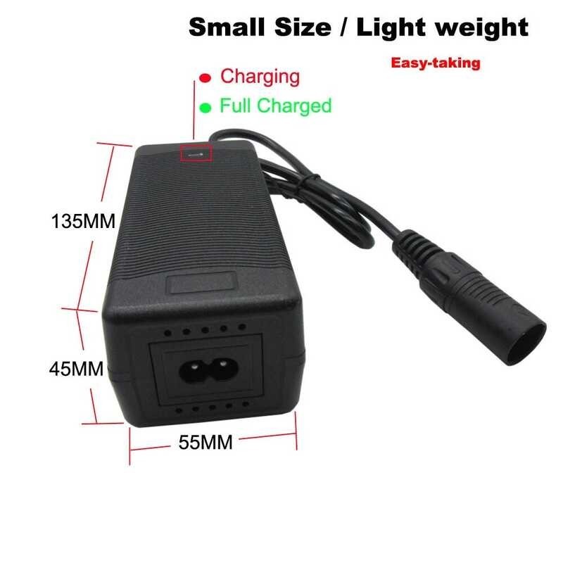 quality♠ 2021 High 54.6V Lithium E Bike Charger For 48V 13S Li ion Ebike Scooter Battery Adapter 4 b