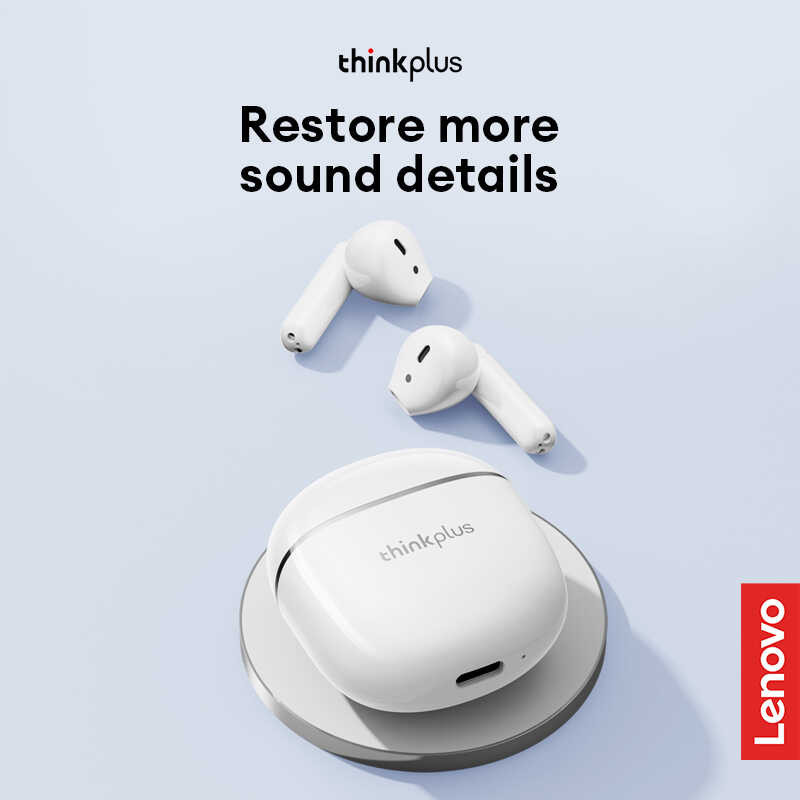 Lenovo Lp42 Headset Semi-In-Ear Wireless Noise Reduction Bluetooth 5.4 Super Long Battery Life E-Sp