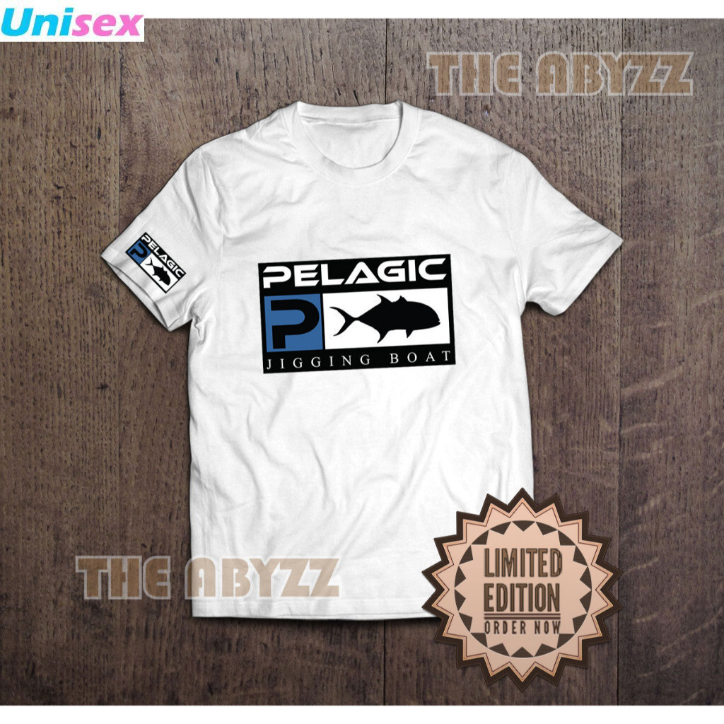 Pelagic Jigging Fishing T เสื้อหล่อไมโครไฟเบอร์ Quick Dry Anglers Lure T เสื้อ 2025