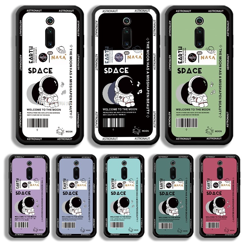 Nasa นักบินอวกาศสําหรับ Redmi K20 Redmi K20 Pro Xiaomi 9T Xiaomi 9T PRO เคสโทรศัพท์การ์ตูน Soft TPU ฝาครอบยาง