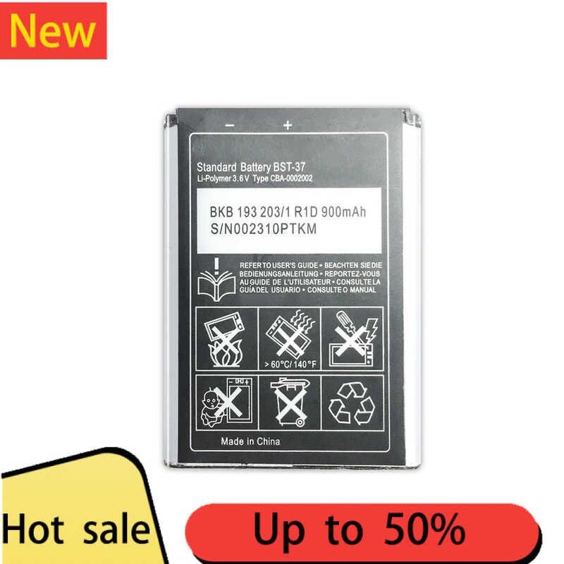 For Sony Ericsson K750 D750i K758C S600C V600 V600i W550C W550I W600 W600c W700 W710 BST37 แบตเตอรี่