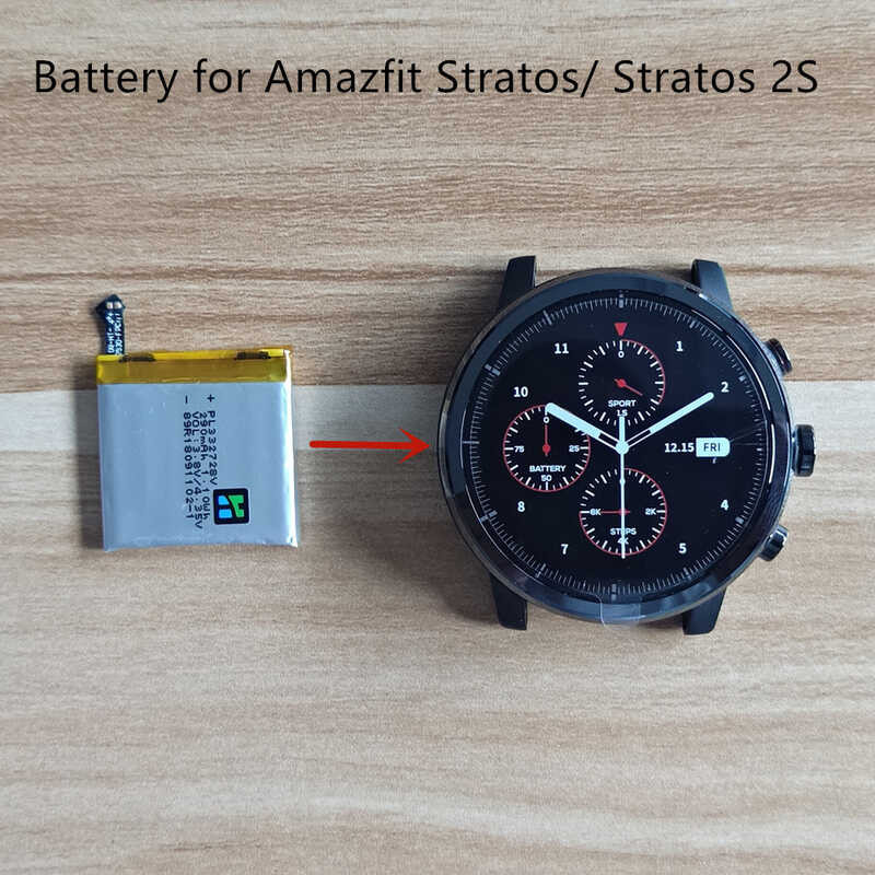 Amazfit สมาร์ทวอท์ช แบตเตอรี่ Pl332738v สำหรับ Stratos 2S