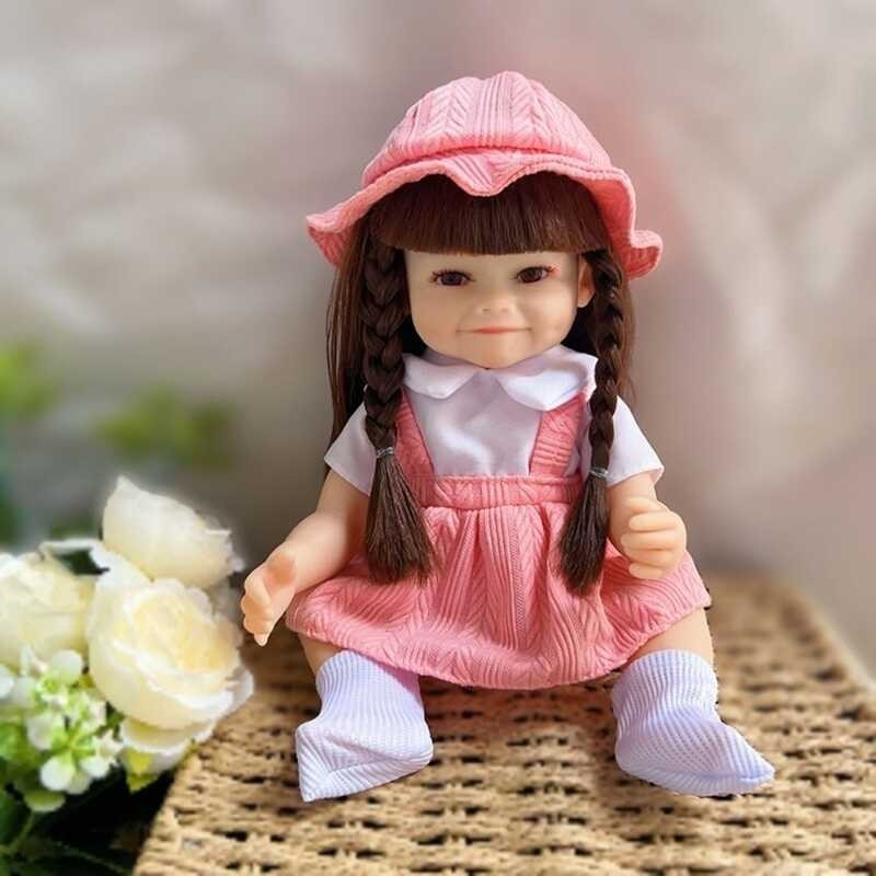 PUZHE Soft Imitation Baby Doll Girl Bjd Doll 30Cm 30Cm Simulation Baby Doll Beautiful Waterproof Ba