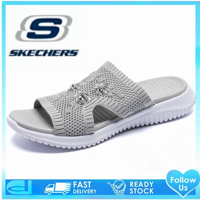 [พร้อมส่ง] Skechers__go Walk Arch Fit รองเท้าแตะลําลอง ส้นแบน แฟชั่นฤดูร้อน สําหรับสตรี