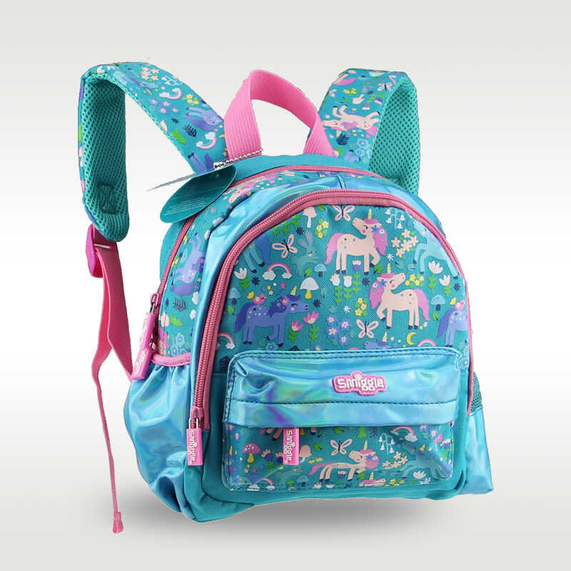 smiggle Australia original baby schoolbag girl cute cartoon unicorn shoulder children's backpack ki