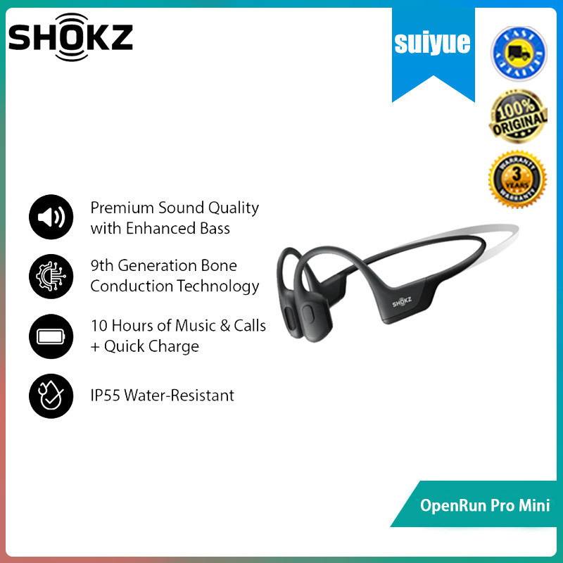 Shokz OpenRun Pro Mini หูฟังการนํากระดูกไร ้ สาย