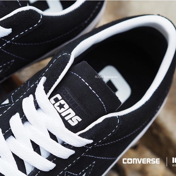 ♞Converse One Star PRO OX - Black  #ฟรีเชือกดำ #แท้ #พร้อมถุงshop