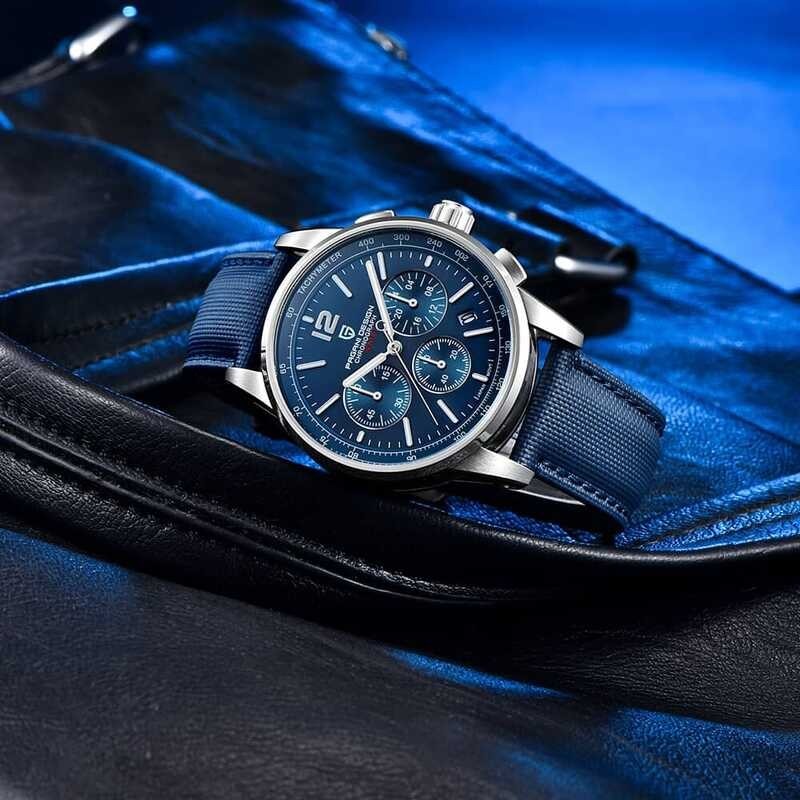 DESIGN New PAGANI Men's Watch VK63 Tp Brand Nyln Strap Casual Fashin Quartz Men Wristwatches Chrngr