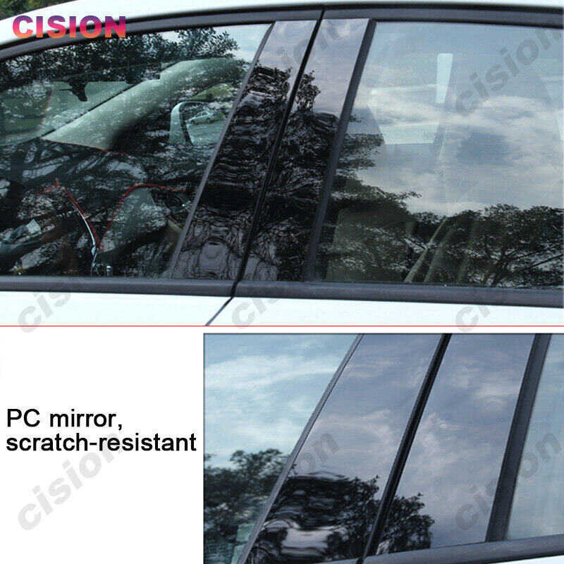 ❤ 6Pcs Car Window Door Column B C Pillar Post Cover Trim For Toyota Camry Acv30 Xv30 2002-2005 Gl