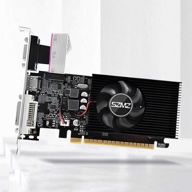 DDR3 GT730 4GB 128Bit Gaming Graphics Card HDMI-Compatible VGA DVI Port PCI-E2.0 16X with Cooling F
