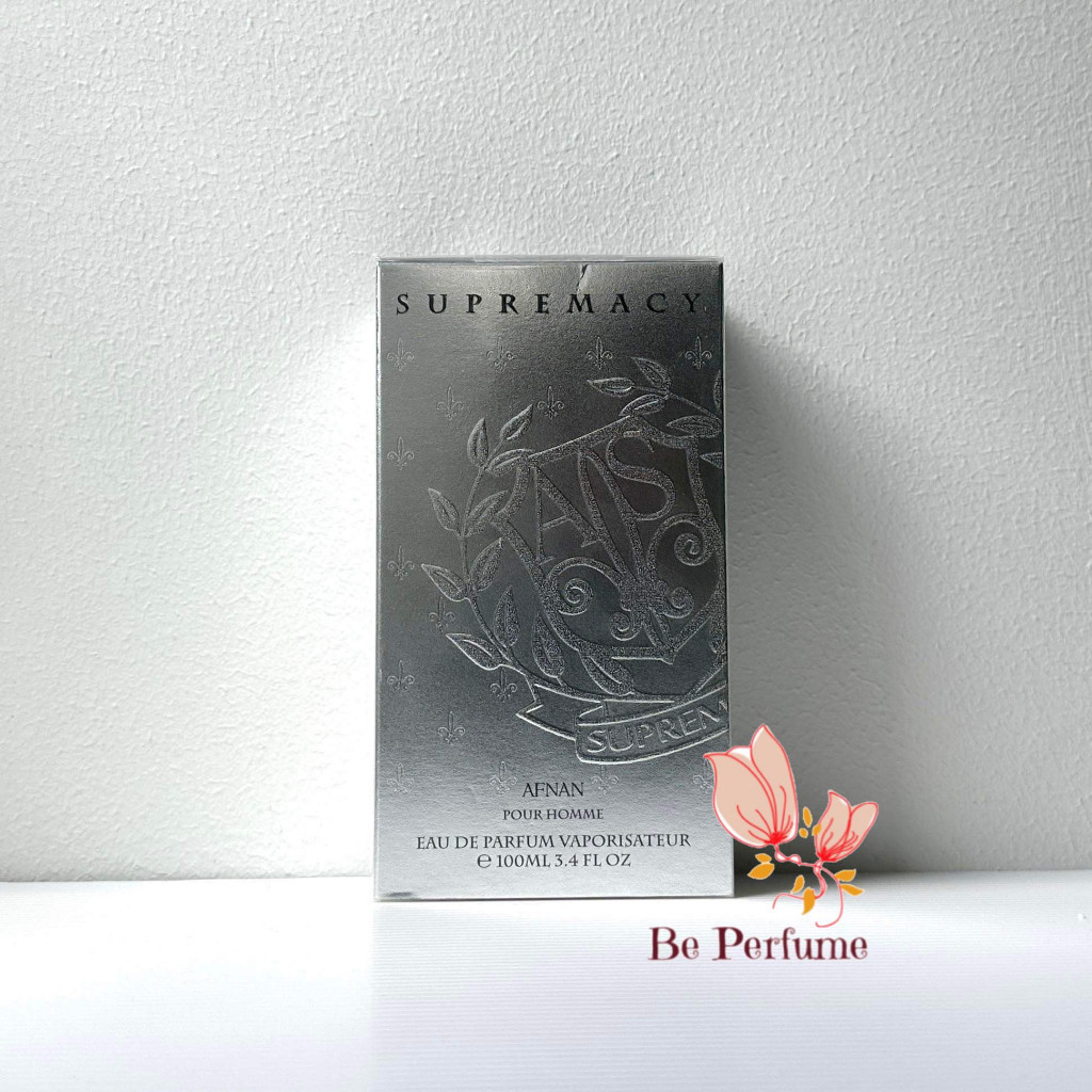 ♞,♘,♙น้ำหอมแท้ Afnan supremacy silver edp 100ml โคลน Creed Aventus