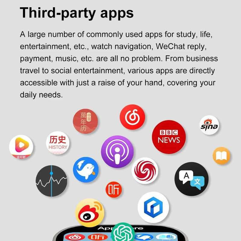 ❥ DT Ultra 3 Smartwatch หน้าจอ AMOLED 4Gb Mp3 Mp4 เครื่องเล่นบลูทูธเครือข่ายแชร์ APP Store Chat