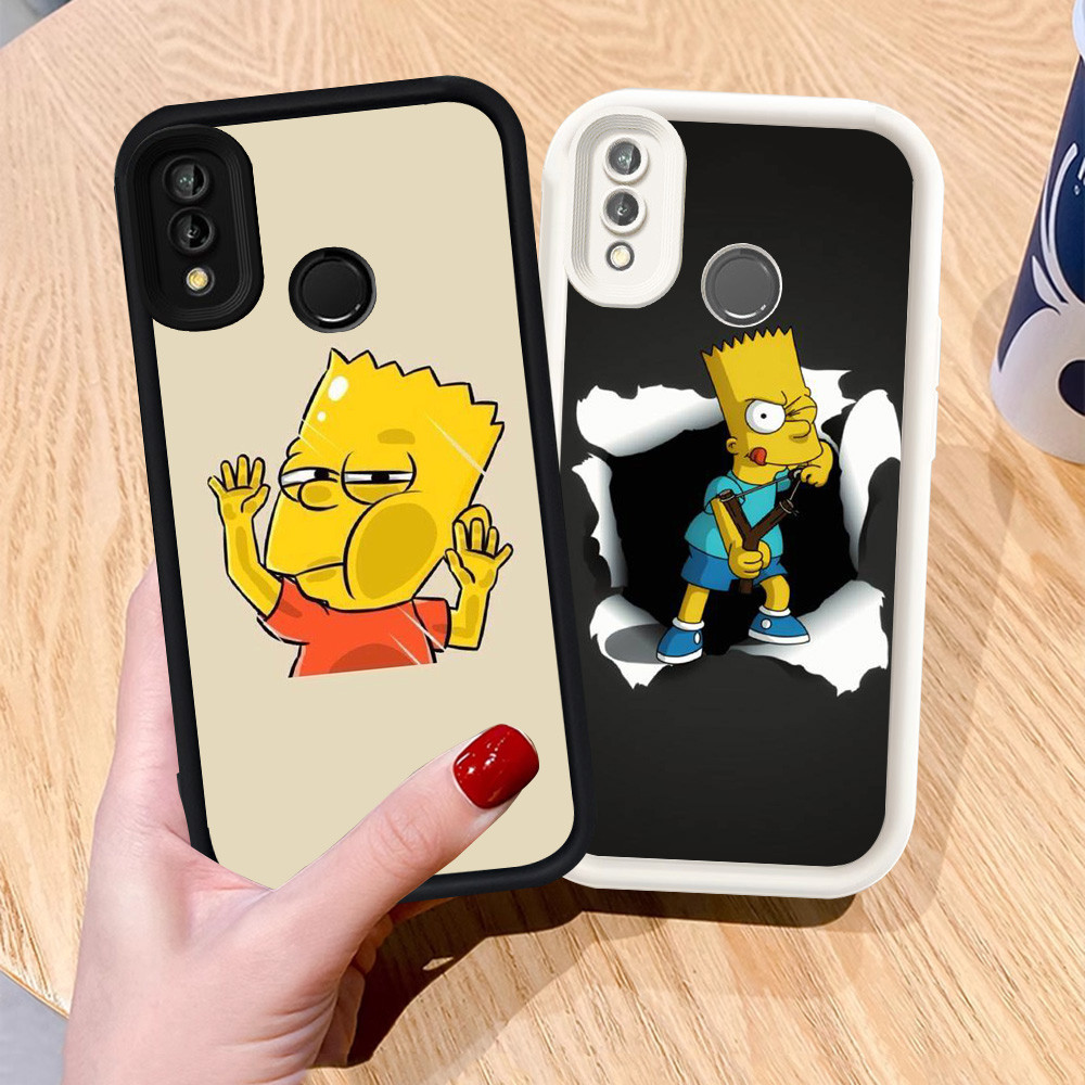 เคสสําหรับ VIVO Y91i V15 Y93 Y91C Y91 Y95 เคสซิลิโคน H-96 Bart Simpson