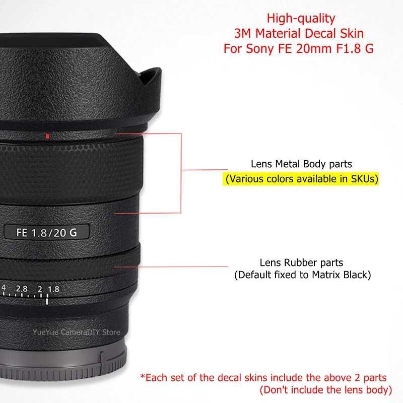 8 สำหรับ Sony FE 20Mm F1.8 G (Sel20f18g) ป้องกันรอยขีดข่วนกล้องเลนส