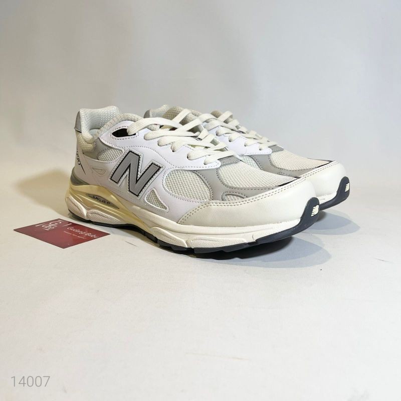 New Balance 990V3 Teddy Santis Sea Salt White Grey Reflective Logo