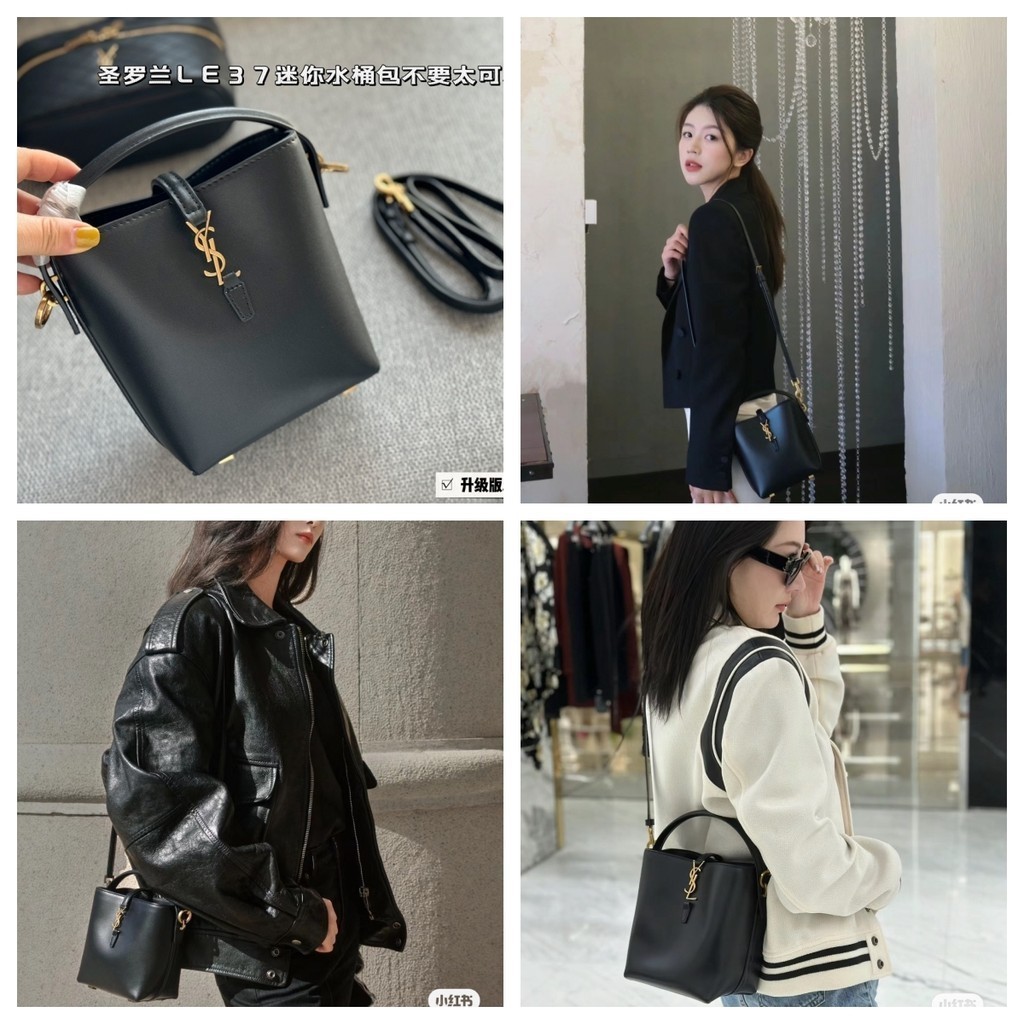 [VICK ] Bucket Bag Backpack Crossbody Bag Underarm Bag Fashion Leather Bag Crossbody Bag Shoulder B