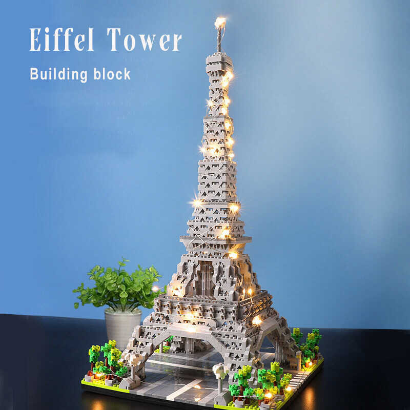Eiffel Tower Building Blocks Kits,Build Your Own Architectural Collection,Education STEM Toys,Toys