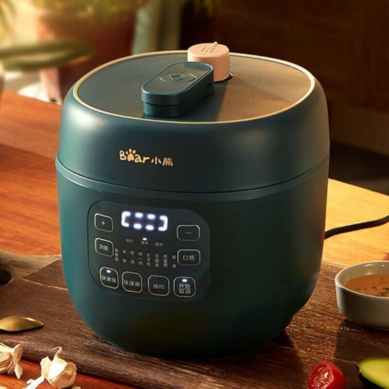 Bear/2L Multifunctional Rice Cooking Electric Pressure Cooker Hotpot Porridge Soup Stew Pot Heater F