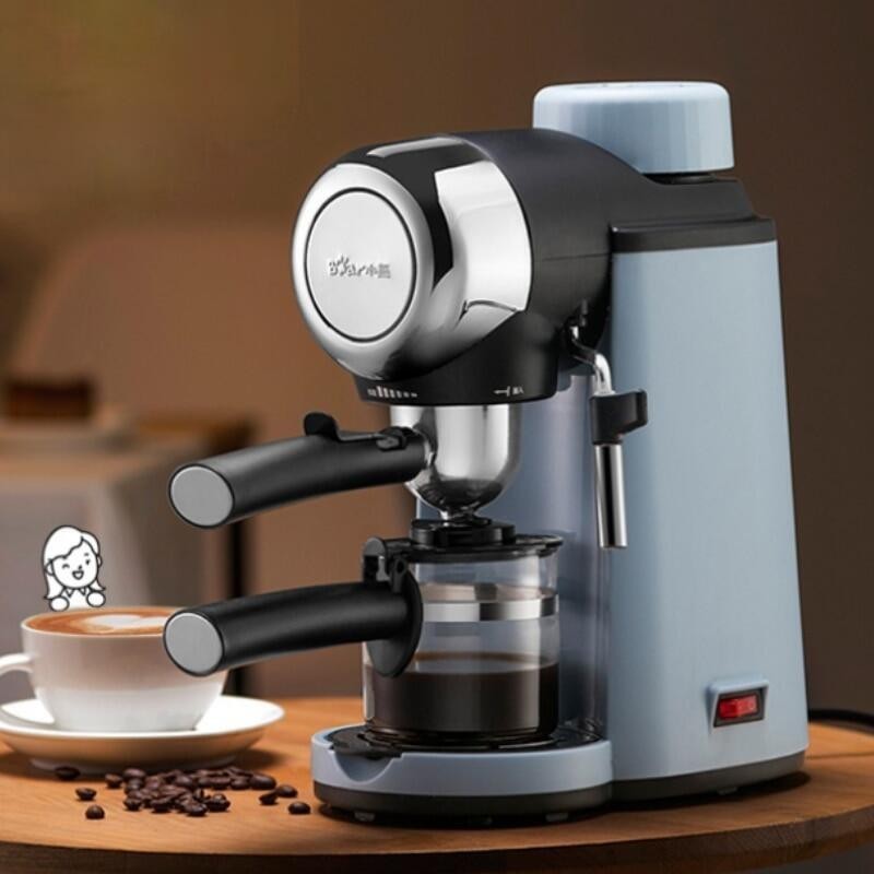 Bear/240ml Semi-Automatic Espresso Electric Coffee Machine Express Electric Foam Coffee Maker Kitchen Appliances 220V