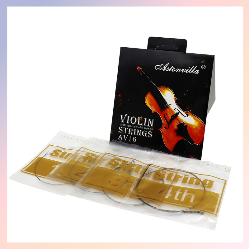 ♞Professional Violin Strings AV16 White Copper Strings for 4/4 3/4 1/2 1/4 Violin Strings Violin Pa