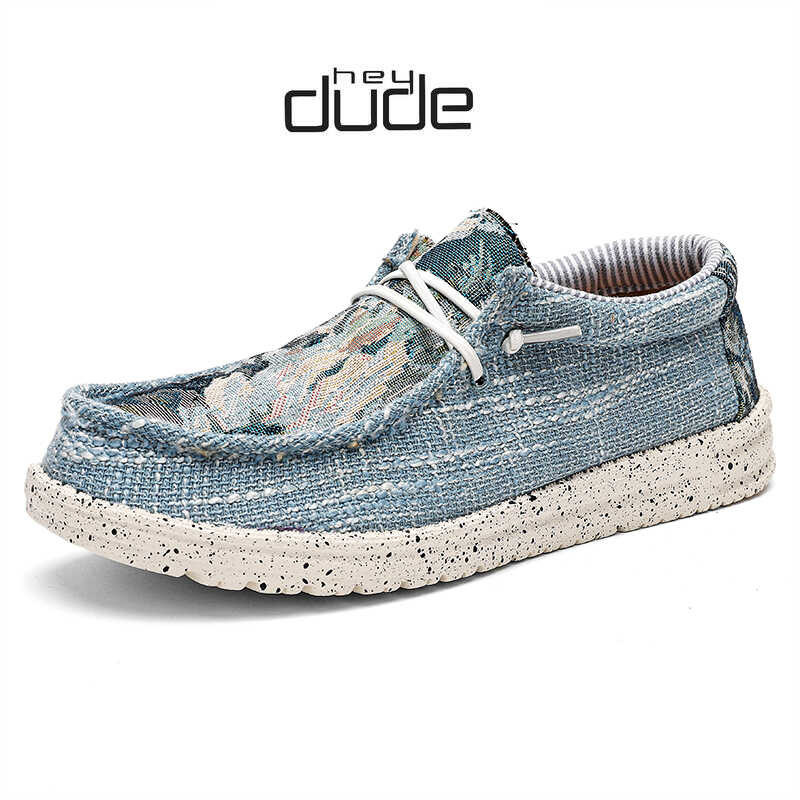 รองเท้าผ้าใบ HEY Dude ผู้ชายนุ่ม รองเท้าผ้าใบชาย รุ่น WALL ชาย