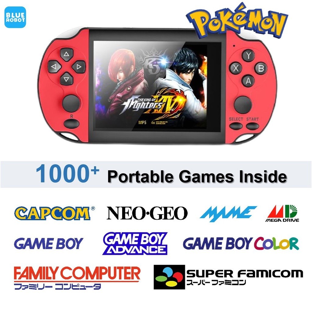 X7 PSP เครื่องเล่นเกมคอนโซลวิดีโอเกม PSP แบบมือถือ แบบพกพา ความจําในวัยเด็ก ความจําในปีใหม่